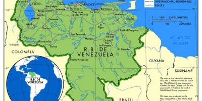 Peta dari peta de venezuela