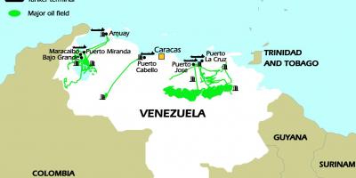 Cadangan minyak Venezuela peta